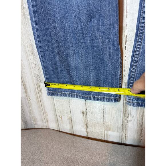 Women's Harley Davidson Low Rise Bootcut Jeans 8 Petite - Picture 2 of 6